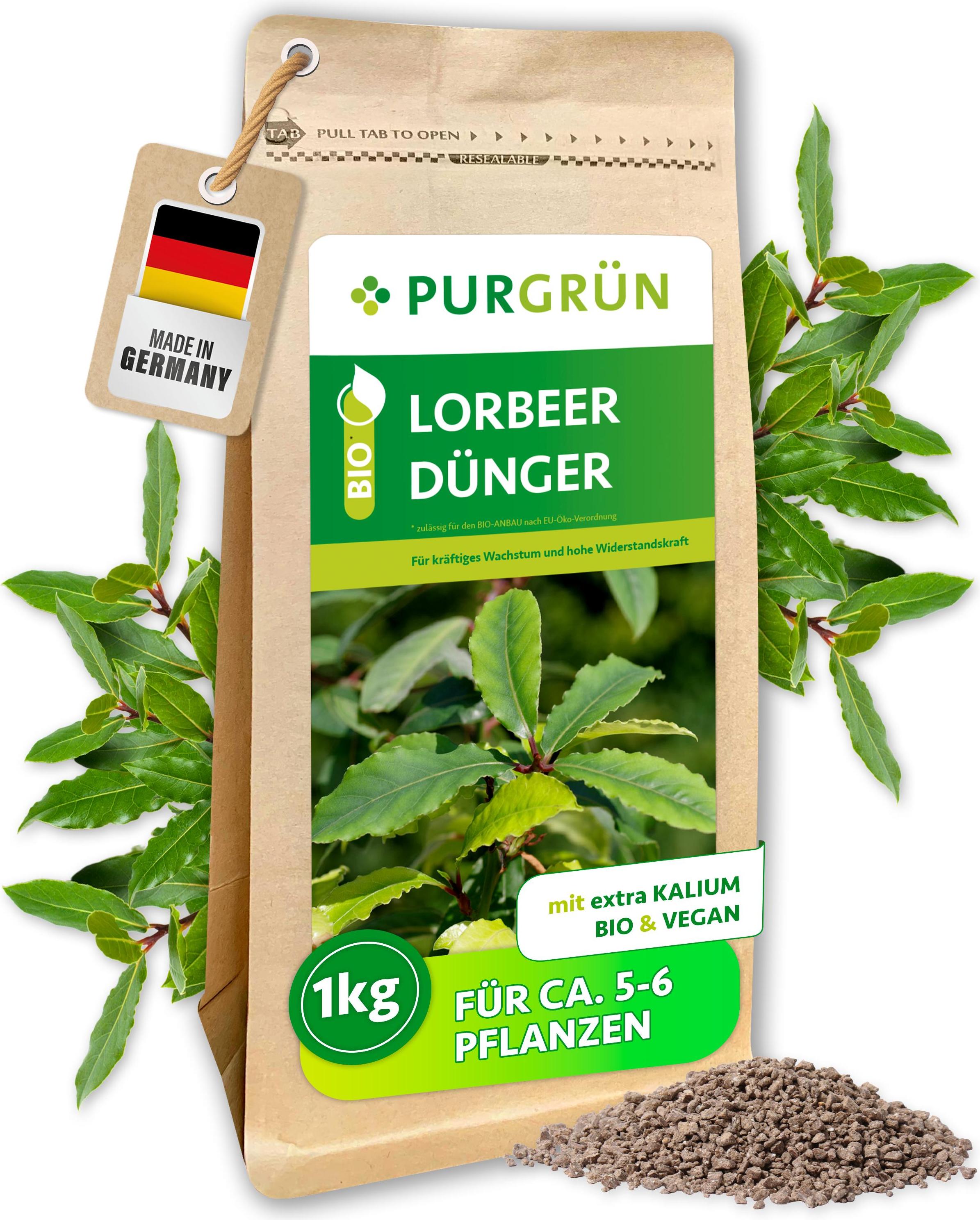 Purgrün -Lorbeer-Dünger 1 kg, 80527-38