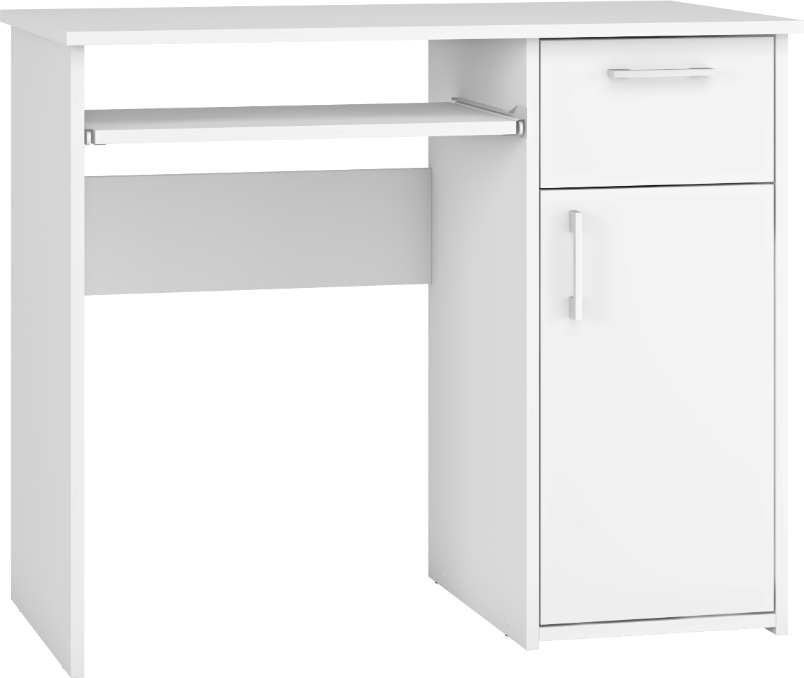 nabbi PC-Tisch Mossby - Weiß