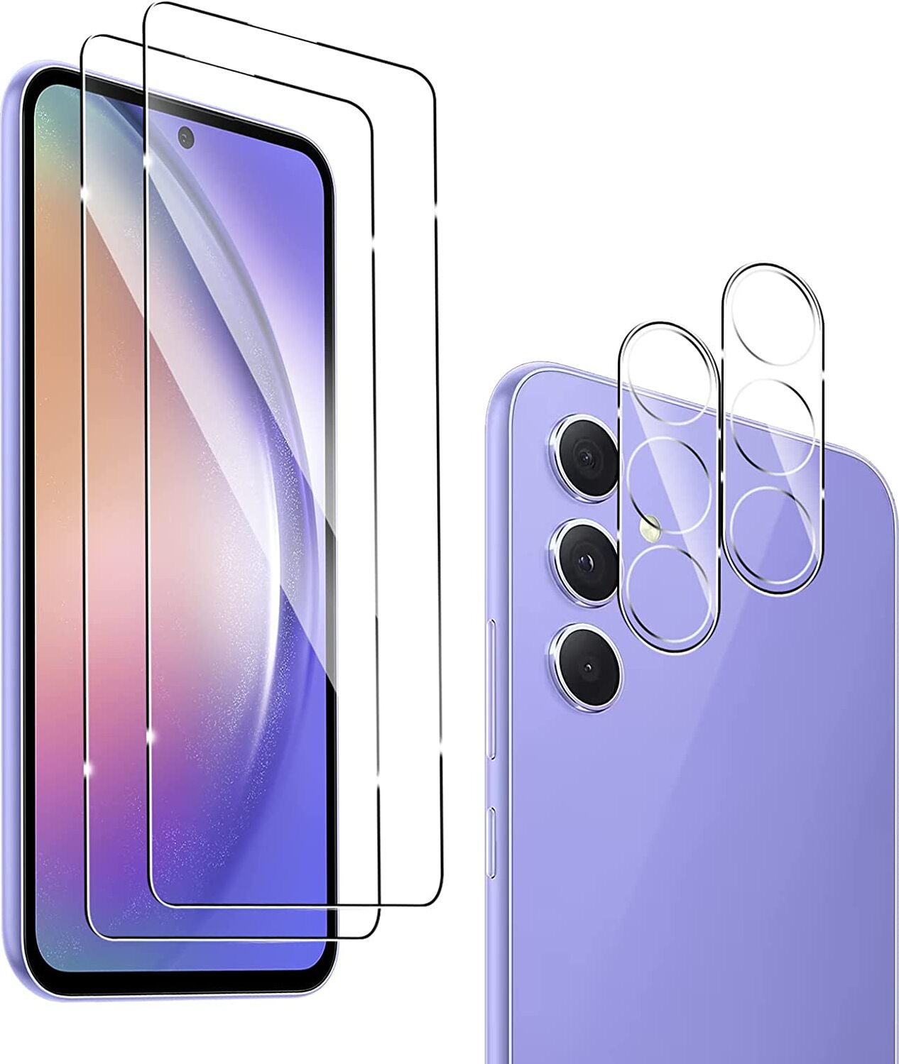 NALIA Protezione Fotocamera Per IPhone 16 – 2 Vetri Temperati 9H, Trasparenti E Antigraffio, Con Kit Applicazione Facile - 2