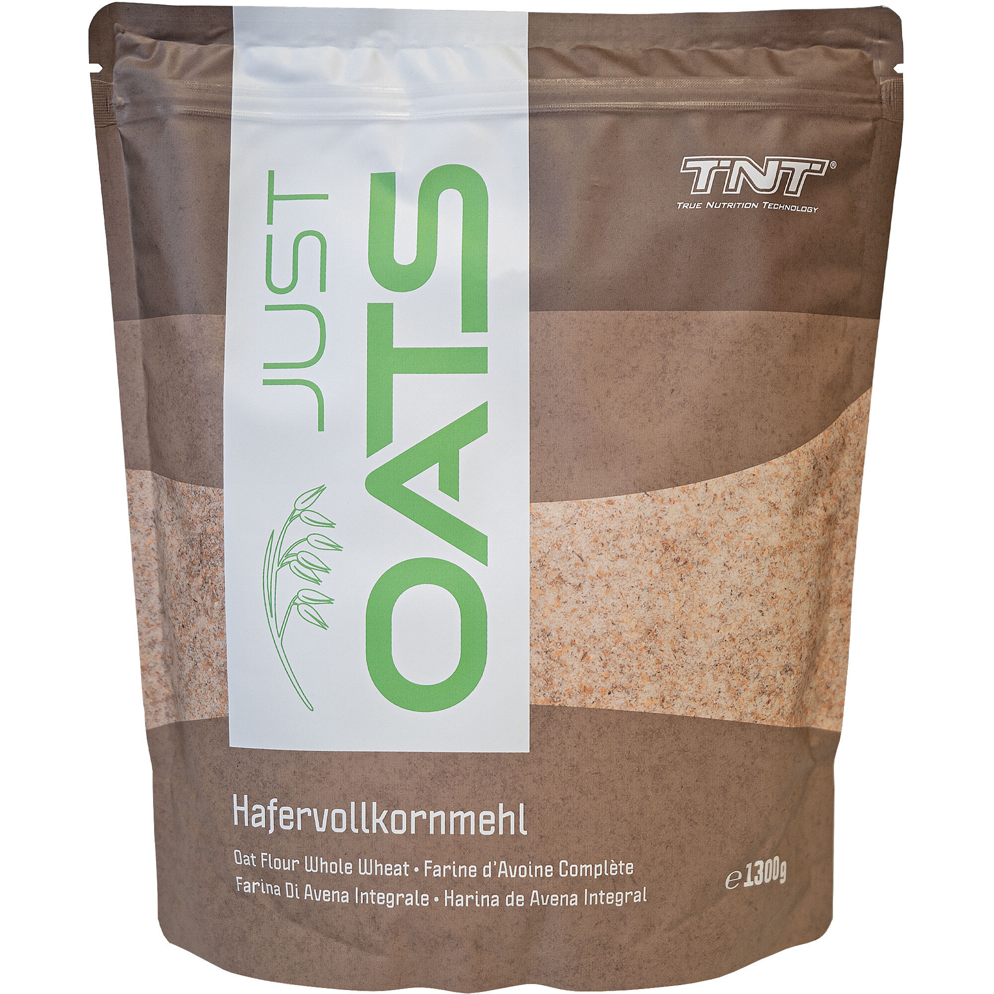 TNT Just Oats Hafervollkornmehl 1300g ohne Geschmack 832524