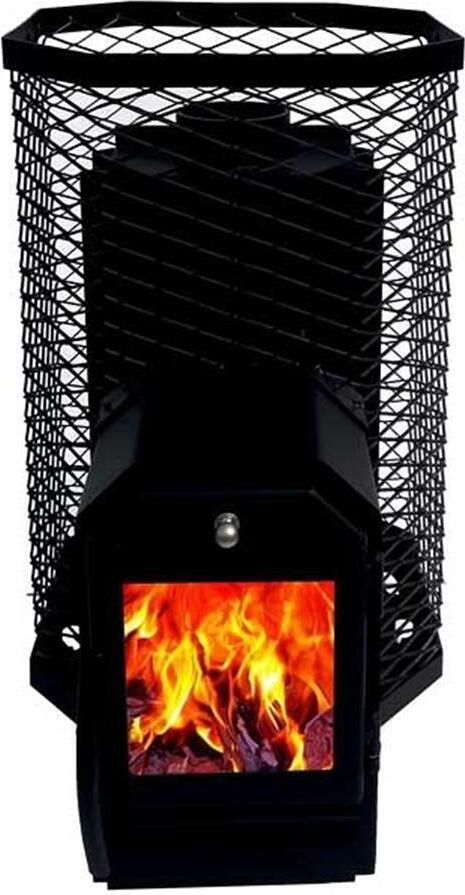 Holzbeheizter Saunaofen Cozy 12 TW Von außen Beheizen mit 2.Bimschv für Saunakabinen von 6 m³ - 12 m³ COZY-12-TW