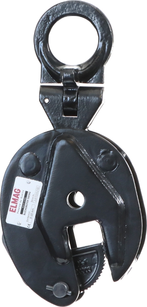 ELMAG Blechgreifer 1.000 kg mit Schwenköse Greifbereich 0-20 mm 33440