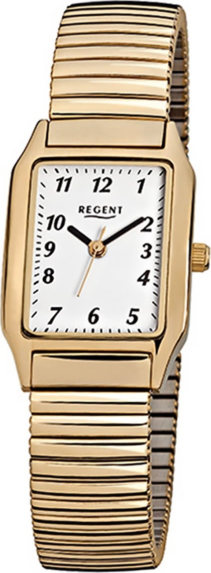 Regent oceľové dámske hodinky F-269 quartz náramok zlaté D2URF269