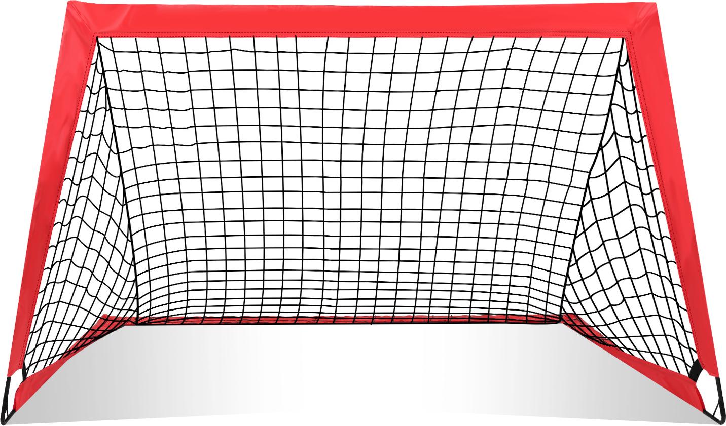 Izrielar Pop-Up Fußballtore Mini Fußballtore 120 x 90 cm, faltbar Fußballtor für Garten & Park, für Kinder RL-SG8582-1-YNa