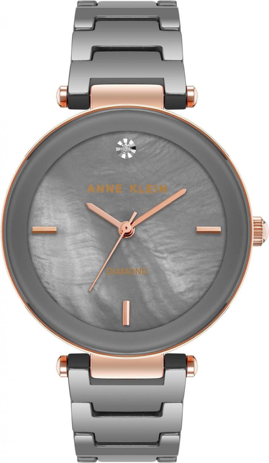 Anne Klein AK-1018TPRG sivé hodinky