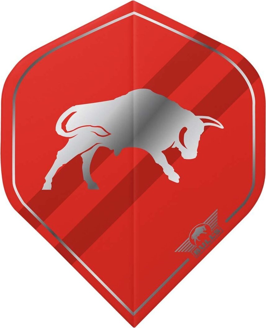 BULLS Bull's Retro 100 No.2 Red Darts Flights BU-50959