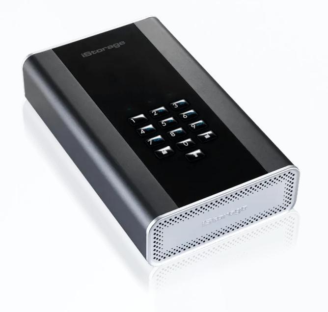 iStorage diskAshur DT2 256-bit 22TB-Classified - Graphite, 22 TB, 3.2 Gen 1 (3.1 Gen 1), Schwarz IS-DT2-256-22000-C-G