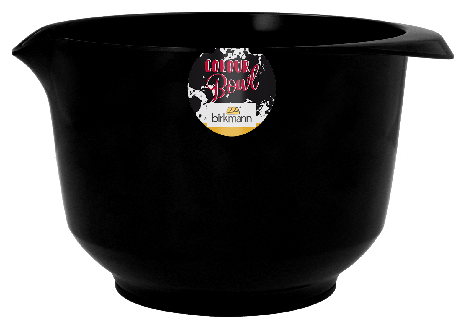 RBV Birkmann BIRKMANN Rühr- und Servierschüssel, 2 Liter, schwarz, aus Melamin, standfest, kratzfest, BPA-frei, 70 709119