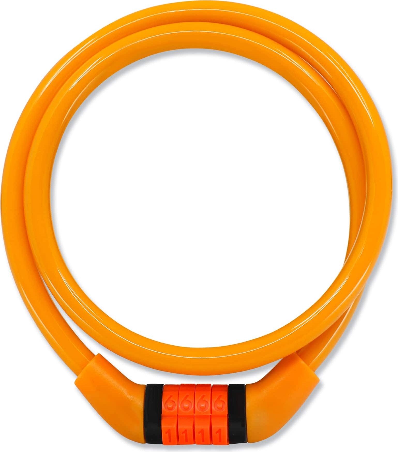 Fahrradschloss für Kinder und Erwachsene |Orange|Crazy Safety |Bunt & einfach 210105-10