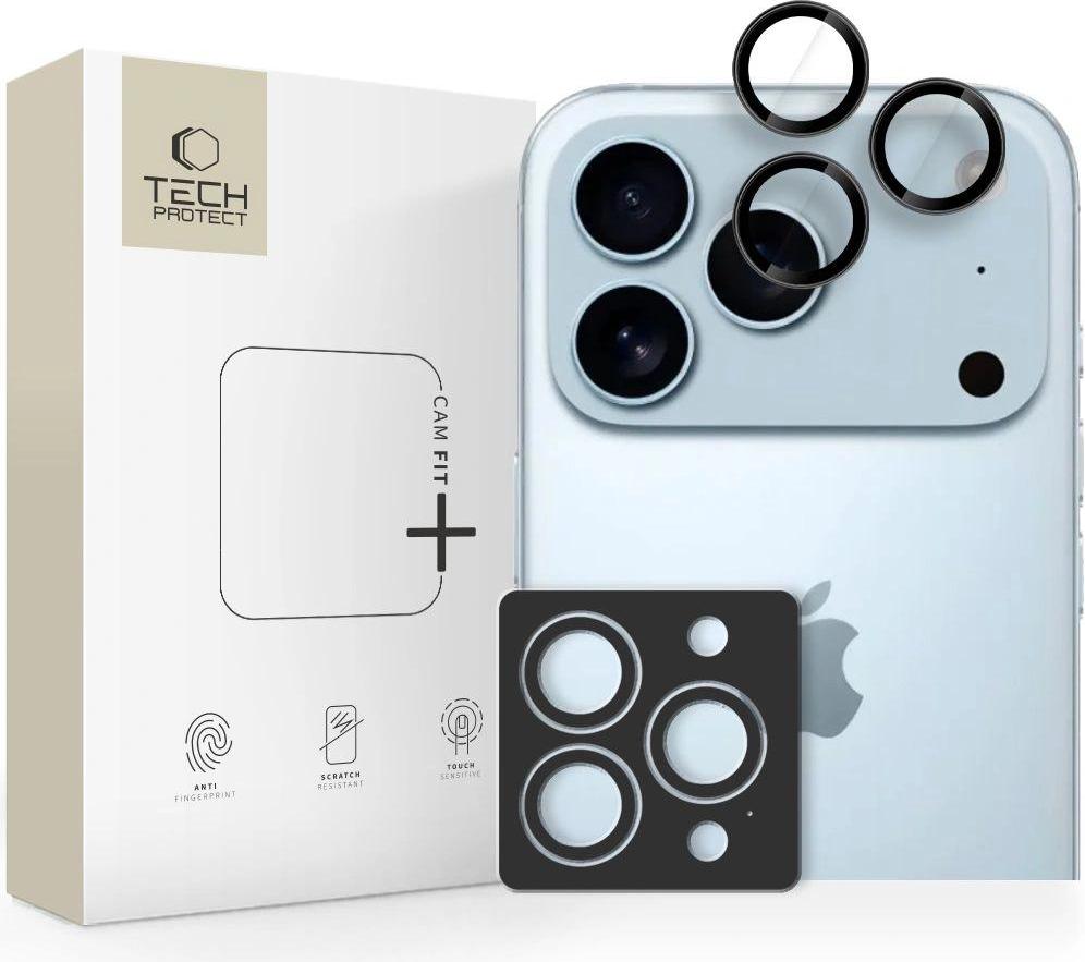Aparát Tech-Protect Camring Fit+ na Iphone 14 Pro / Max / 15 Pro / Max / 16 Pro / Max / 17 Pro / Max - Čierna