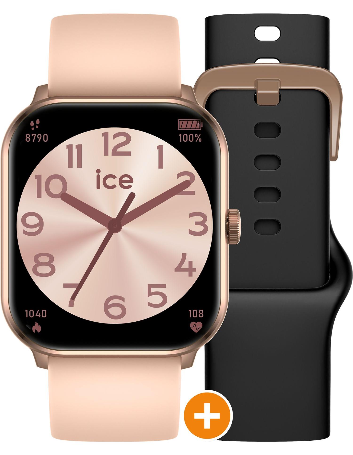 Hodinky Ice-Watch 022250 ICE smart ICE 1.0 RG Nude Black Prídavný remienok Dámske hodinky