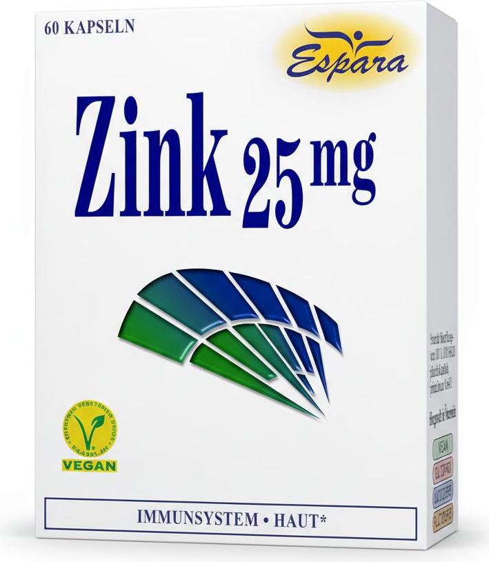 Espara GmbH Espara Zink Kapseln 25mg, 60 Stueck 7402982