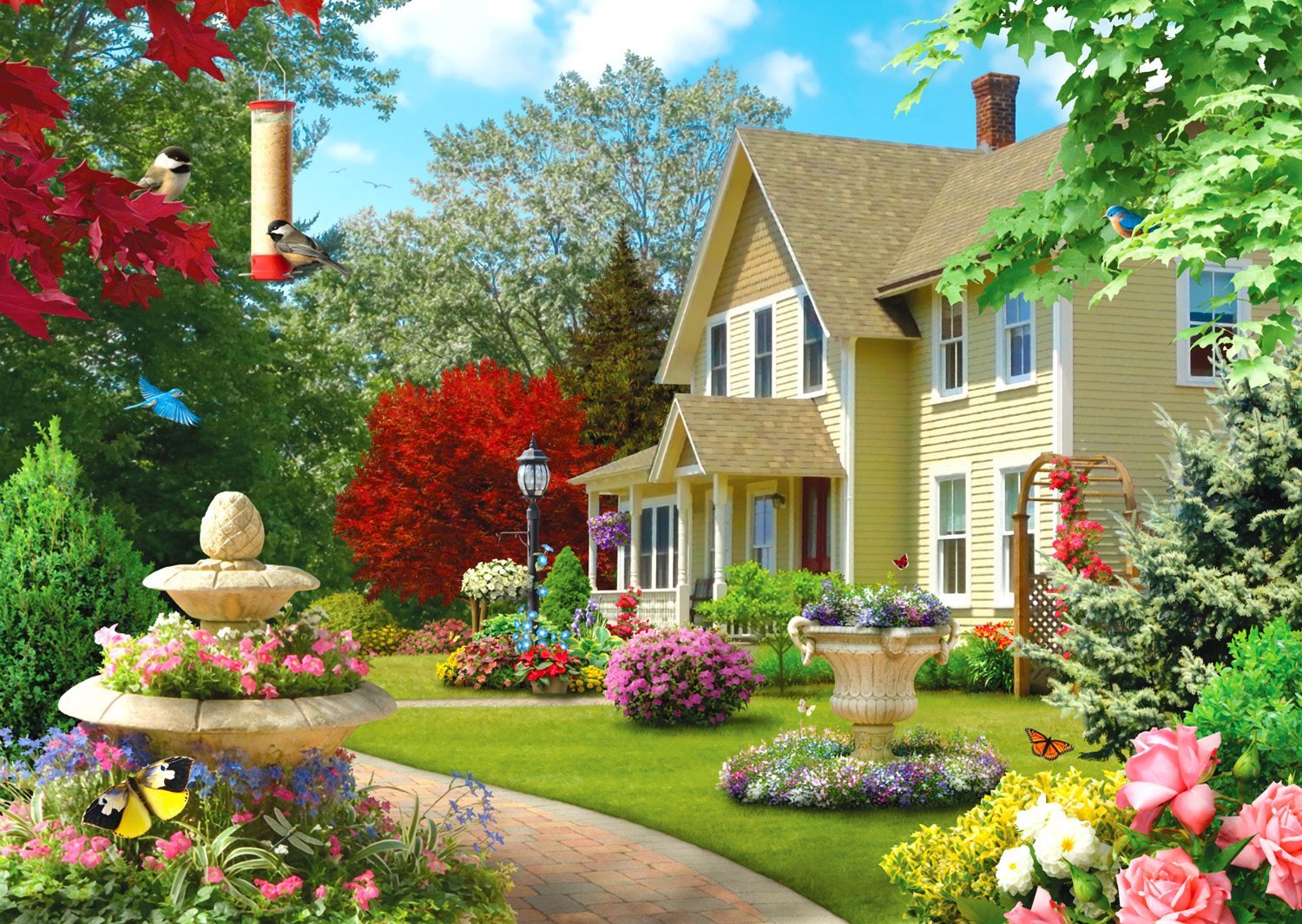 ENJOY Puzzle Sommermorgen 1000 Teile 01889