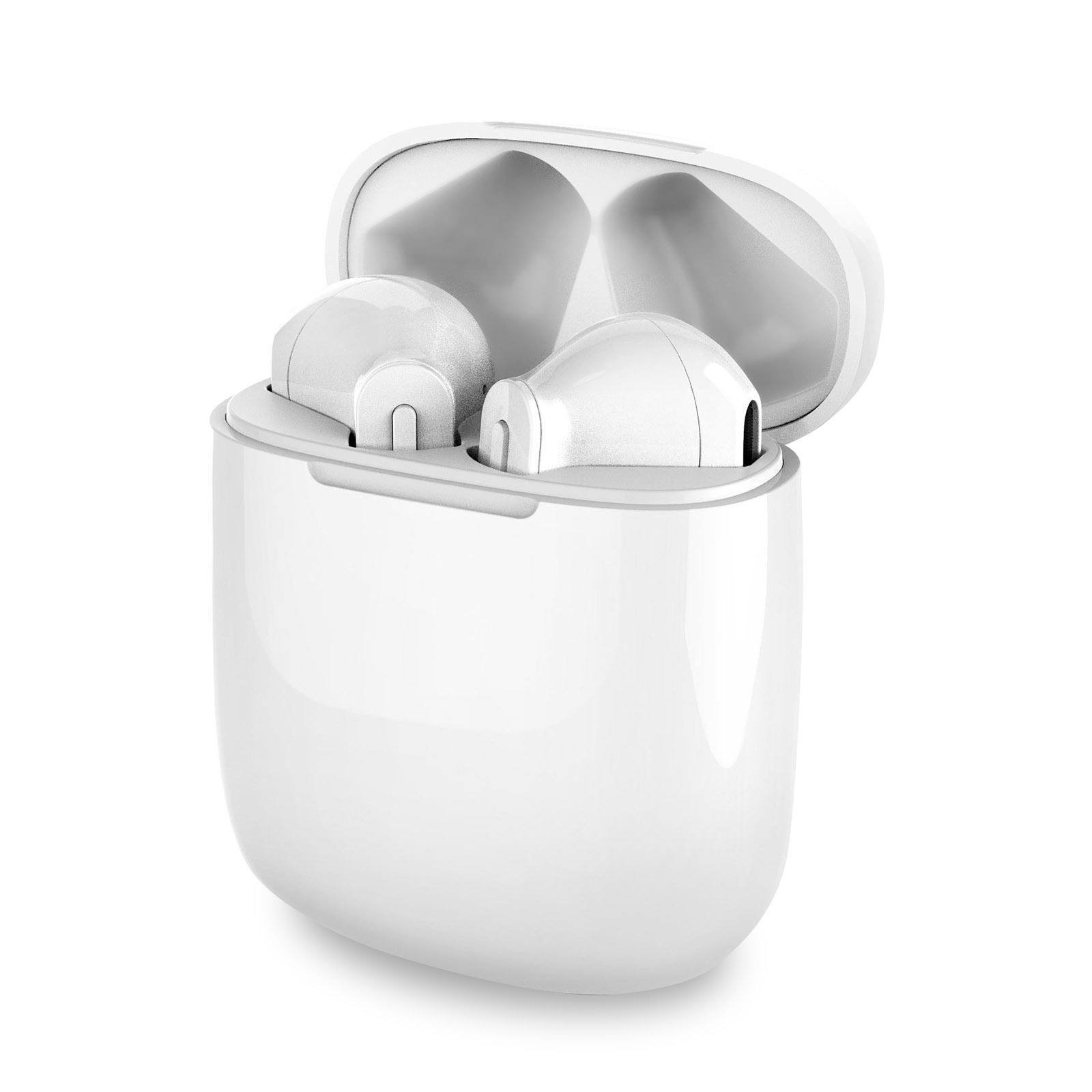 Akashi Earbuds kabellose Bluetooth Kopfhörer mit Ladebox – Weiß ALTEARBUDSWH