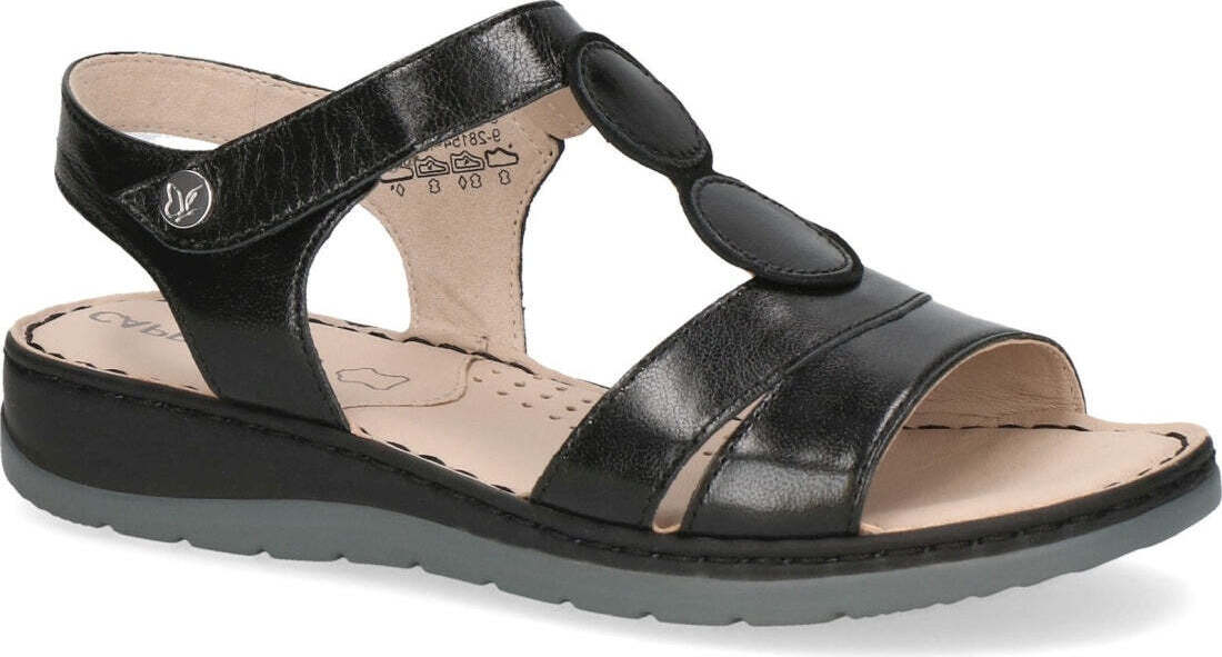 Caprice Damen Klassische Sandalen 9-28154-42-090 Farbe: Schwarz Größe: 36