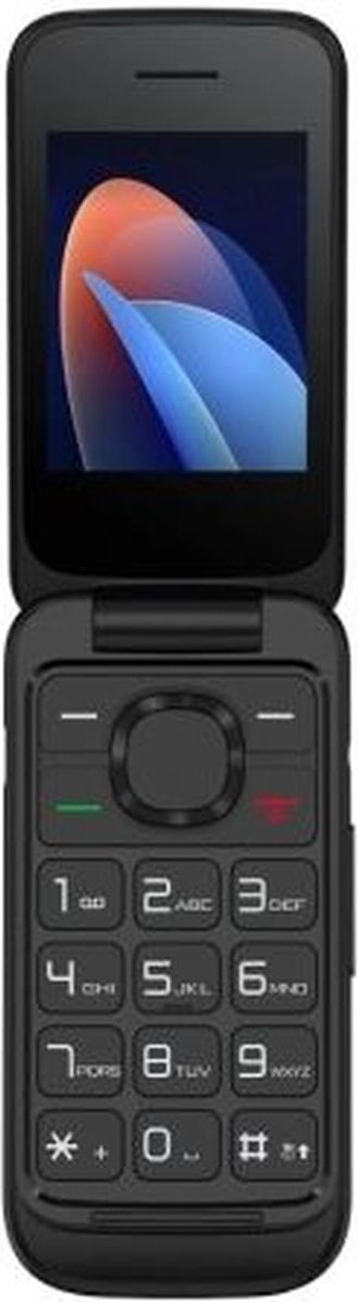TCL onetouch 5023, Vyklápací, Dual SIM, 6,1 cm (2.4"), 0,3 MP, 970 mAh, Čierna