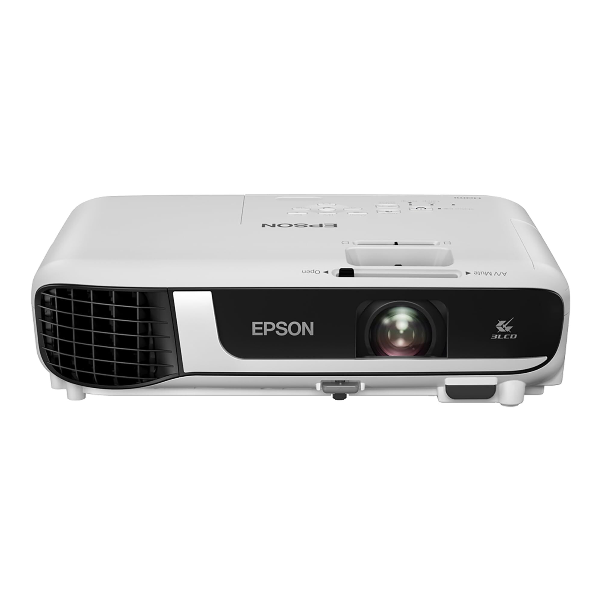 Epson EB-W51 3LCD projektor (WXGA 1 280 x 800p, biely a farebný jas 4 000 lúmenov, kontrastný pomer 16 000:1, voliteľná sieť WLAN, HDMI),WXGA 1 280 x 800p, farebný