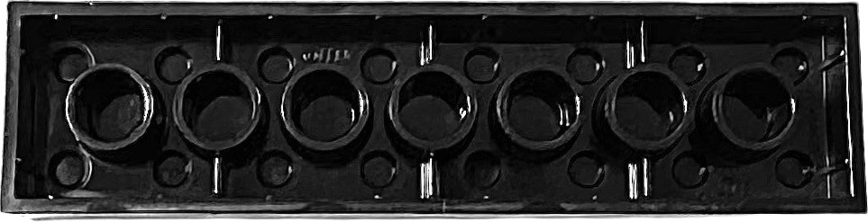 LEGO® 2x8 kociek Vysoké kocky Čierna - 3007 NEW! Množstvo 100x