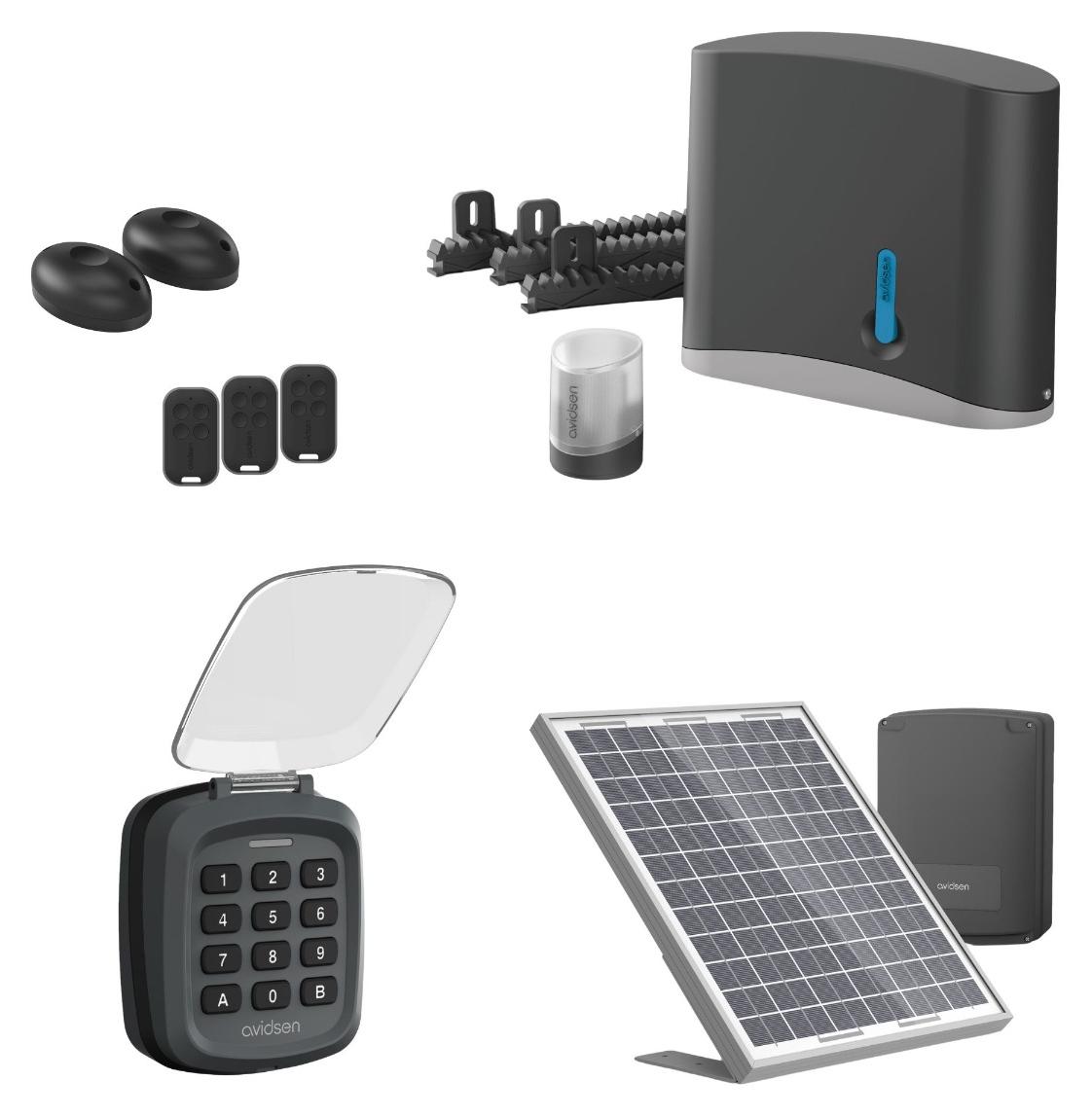 Solarantrieb Avidsen Zenia SE mit digicode für schiebetore