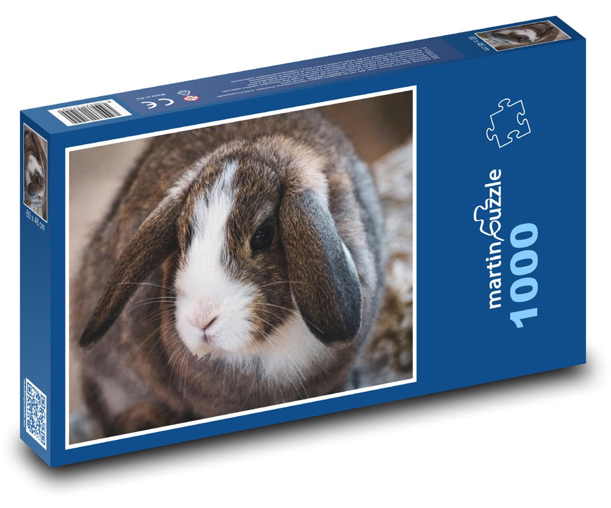 MCprint martinpuzzle - Puzzle 1000 Teile - Schafskaninchen - Ohren, Tier