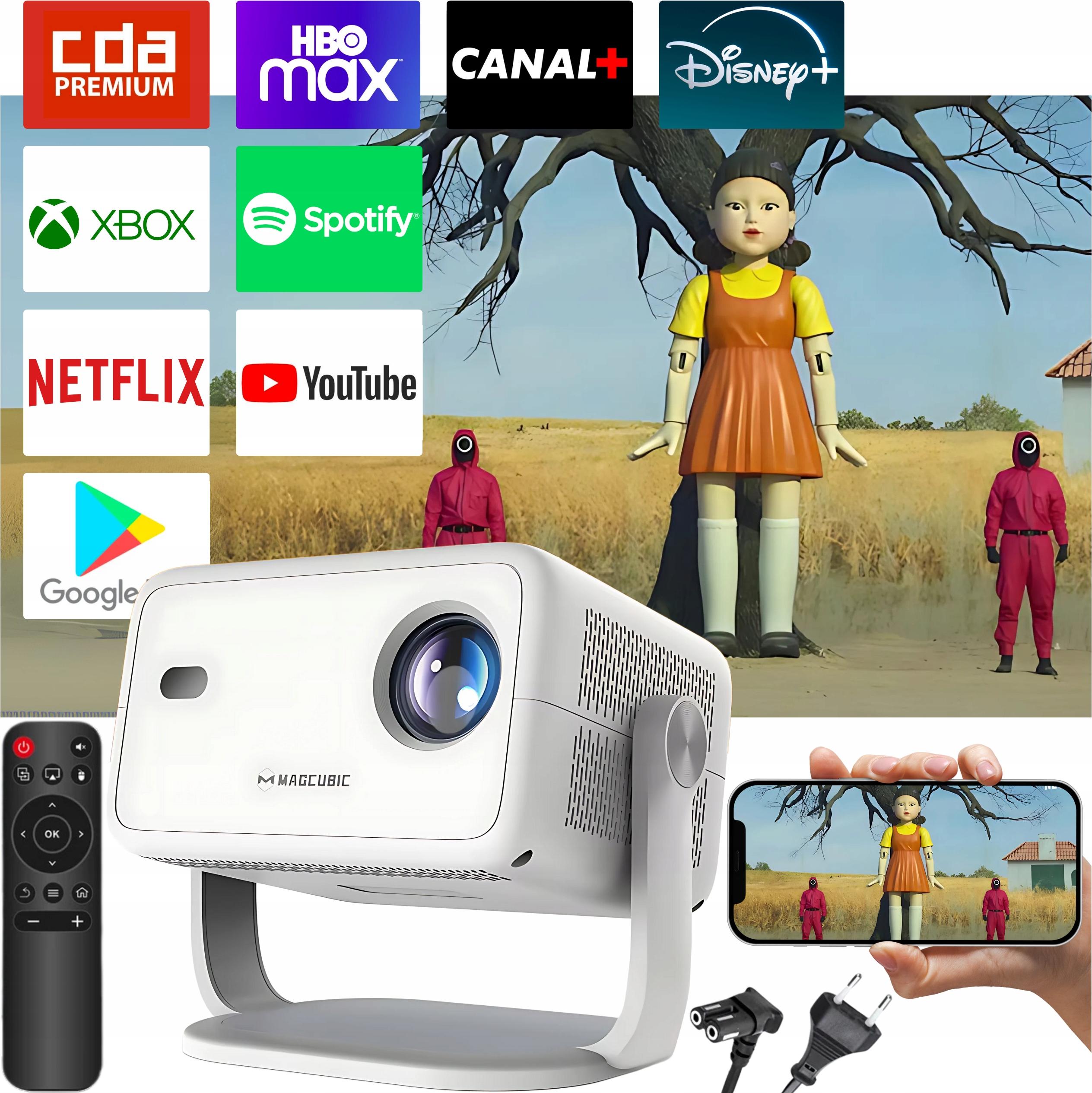 Projektor Smart Android 11 Full Hd 1920X1080 4K Ultra Magcubic L018 2025
