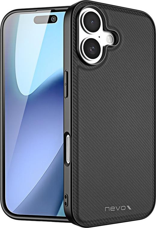 nevox StyleShell NYLO für iPhone 17, schwarz