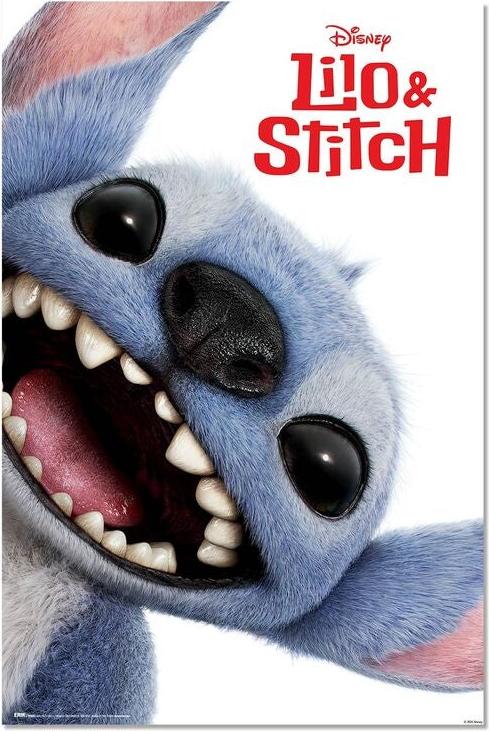 Northix Stitch Live-Action-Filmplakat, 24 x 36 Zoll