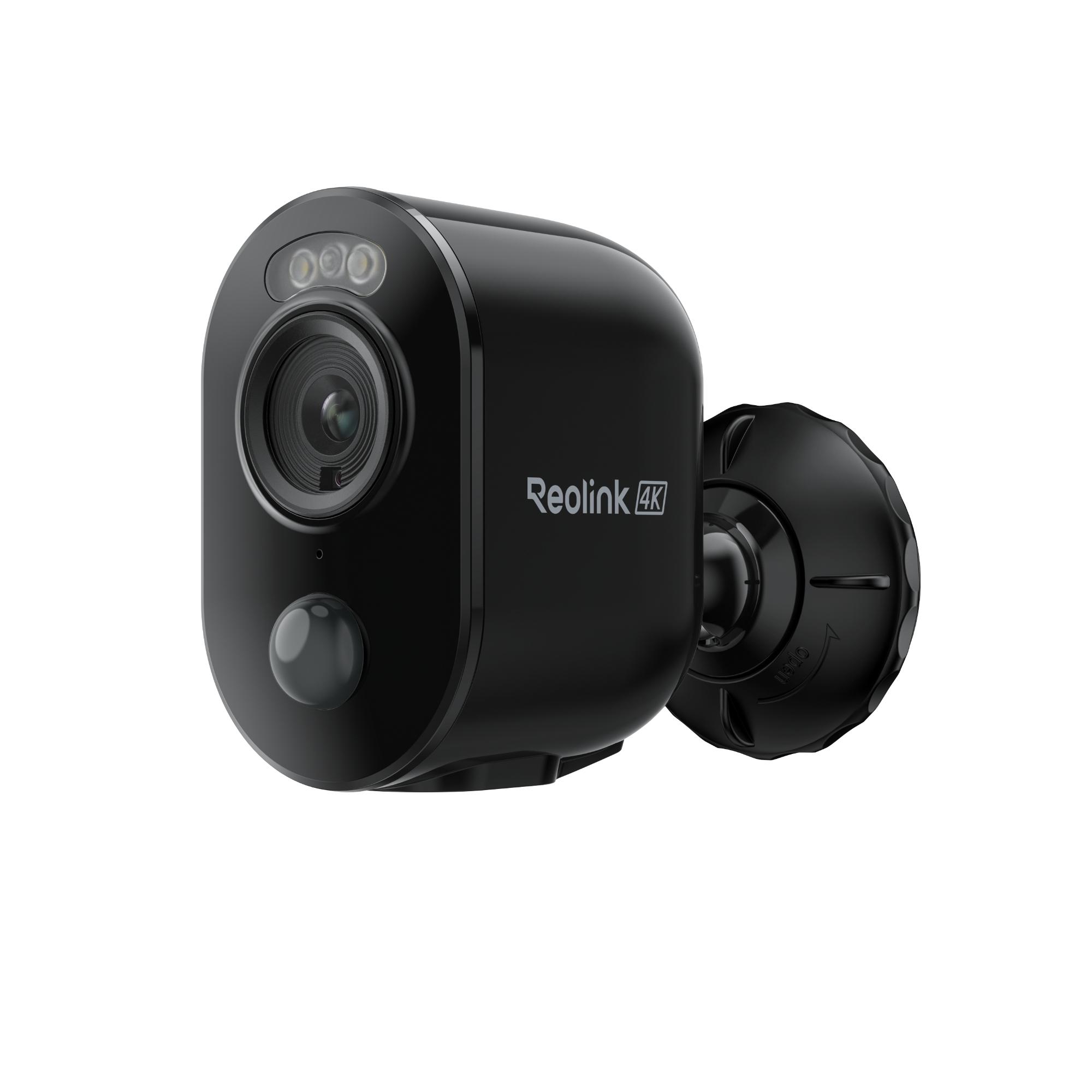 Reolink Argus 3 Ultra, vonkajšia bezpečnostná kamera s rozlíšením 4K a rozlíšením 8 Mpx na batériu, dvojpásmová Wi-Fi 5/2,4 GHz, farebné nočné videnie, inteligentná detekcia, 2-cestný zvuk, čierna