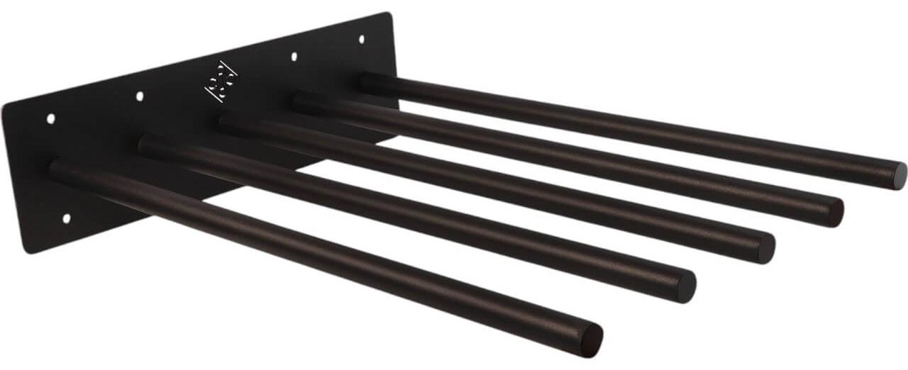 Grooming Deluxe Schabracken Halter für 5 Stk., Farbe:black GRO-82182-01