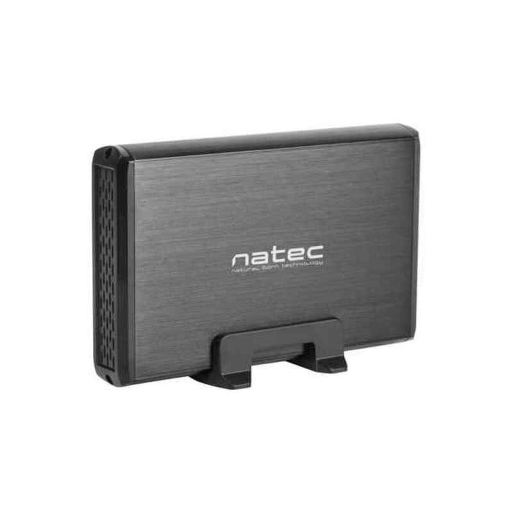 NATEC NKZ-0448, HDD-Gehuse, 3.5", SATA, 5 Gbit/s, USB Anschluss, Schwarz