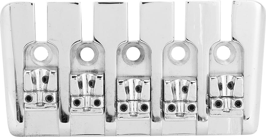 Cocosity Bass Sattel, 5-Saiter Saitenhalter Steg Sattel Set mit Schraubenschlssel fr E-Bass