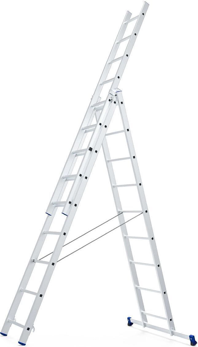 Werner Mehrzweckleiter 3x9 Sprossen 48922