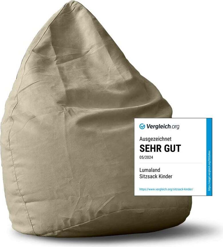 DS Produkte Lumaland Sitzsack 220l beige S0011