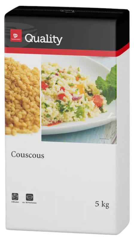 Transgourmet Deutschland TGQ Couscous 5 kg – Hartweizengrieß Vorrat Gastro Getreide 594177