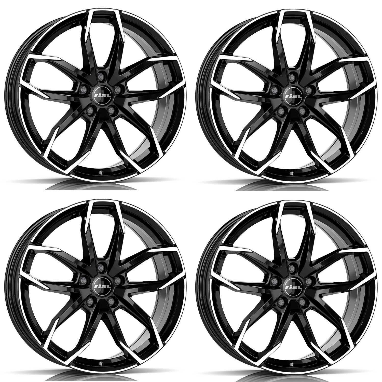 4 Rial Felgen Lucca 8.0x18 ET45 5x108 SWFP für TOYOTA Proace City Proace City Verso Proace 4-LUC80845B53-1