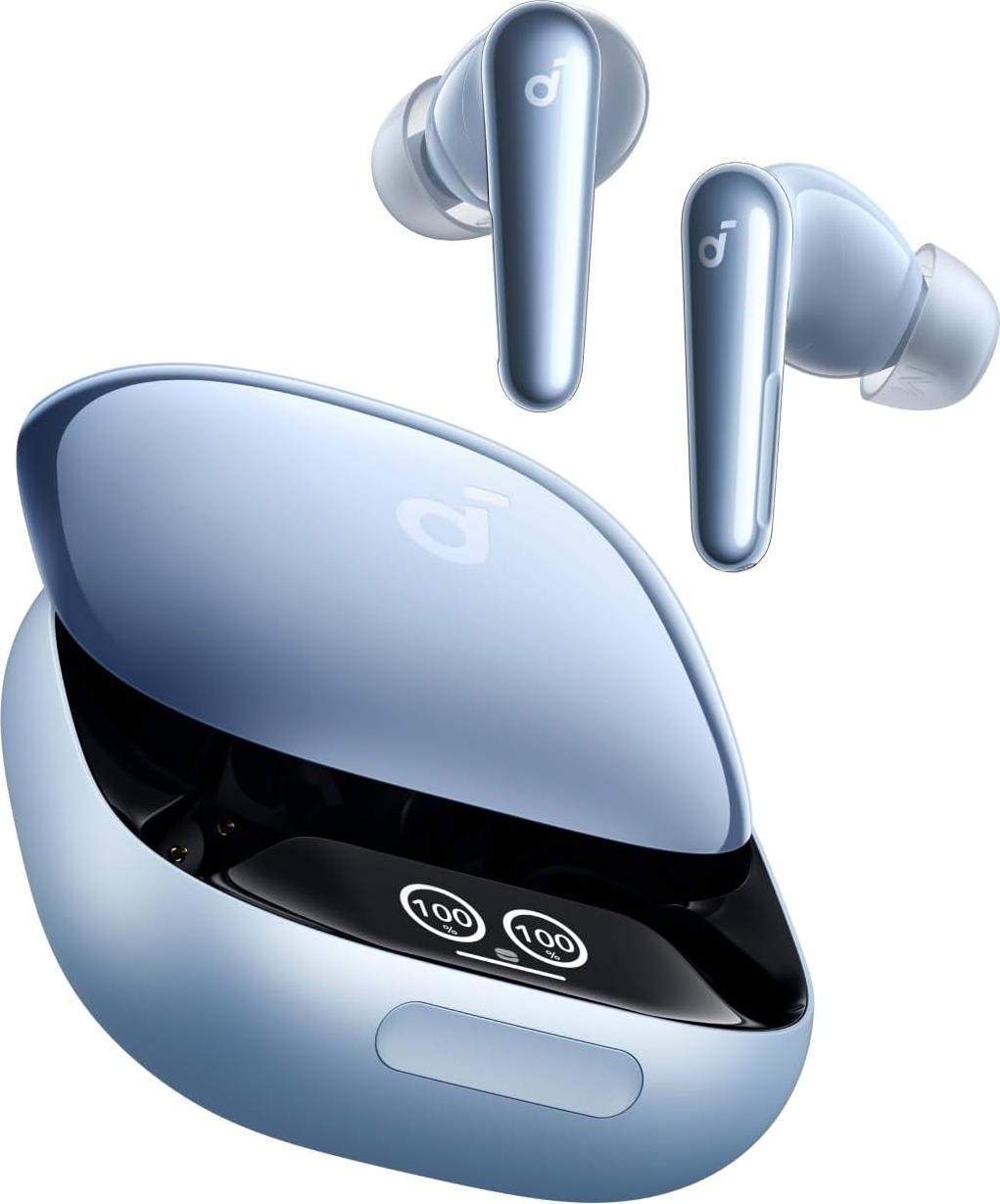 Soundcore Liberty 4 Pro, Kabellose Noise Cancelling Kopfhörer, Earbuds mit 7 Sensoren, 2× schneller Laden, Hi-Fi-Musik Studio-Niveau, klare Anrufe,6 Mikros + KI