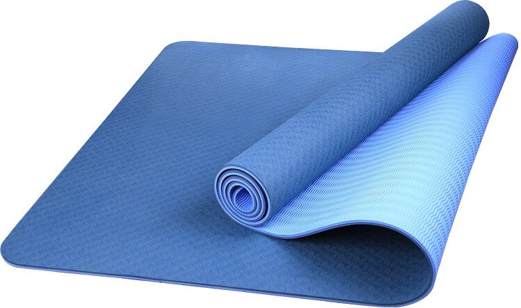 Yogamatte SEDCO DUAL TPE 183x61x0,6 cm blau