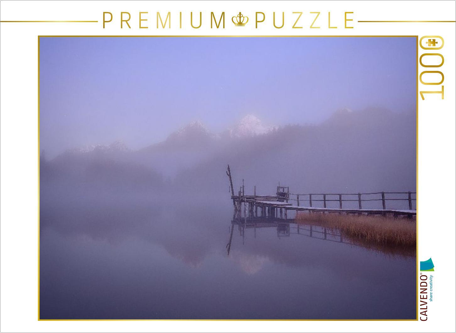 CALVENDO Puzzle Lej da Staz, Oberengadin | 1000 Teile Lege-Größe 64x48cm Foto-Puzzle für glückliche Stunden