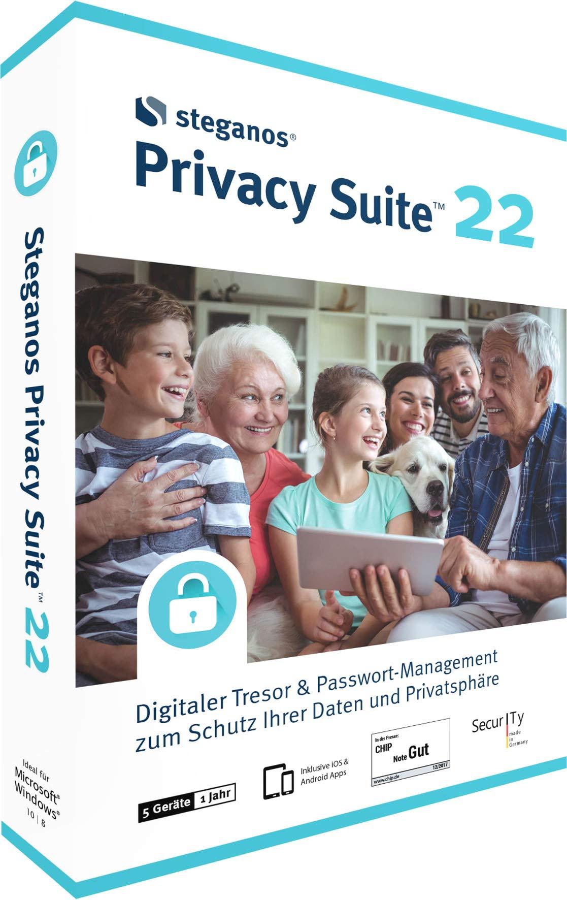 Sonstige Verlage Steganos Privacy Suite 22. Für Windows 8/10