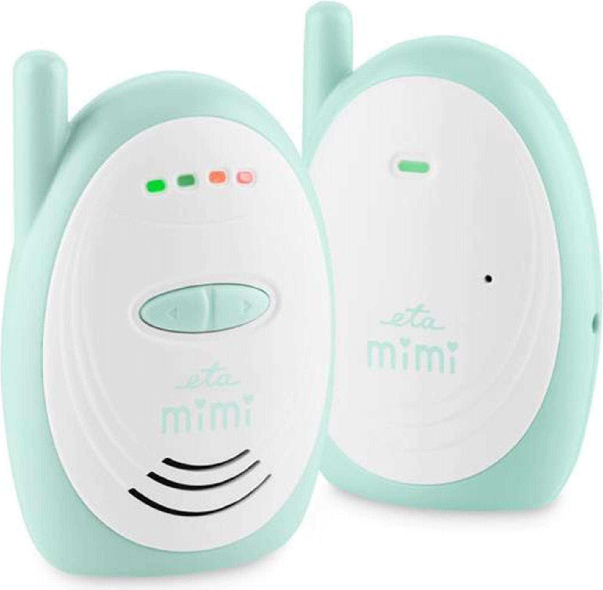 Eta 830690000, Digitales Babyfon, 300 m, 0 - 2400 MHz, FHSS, Türkis, Weiß, Tasten