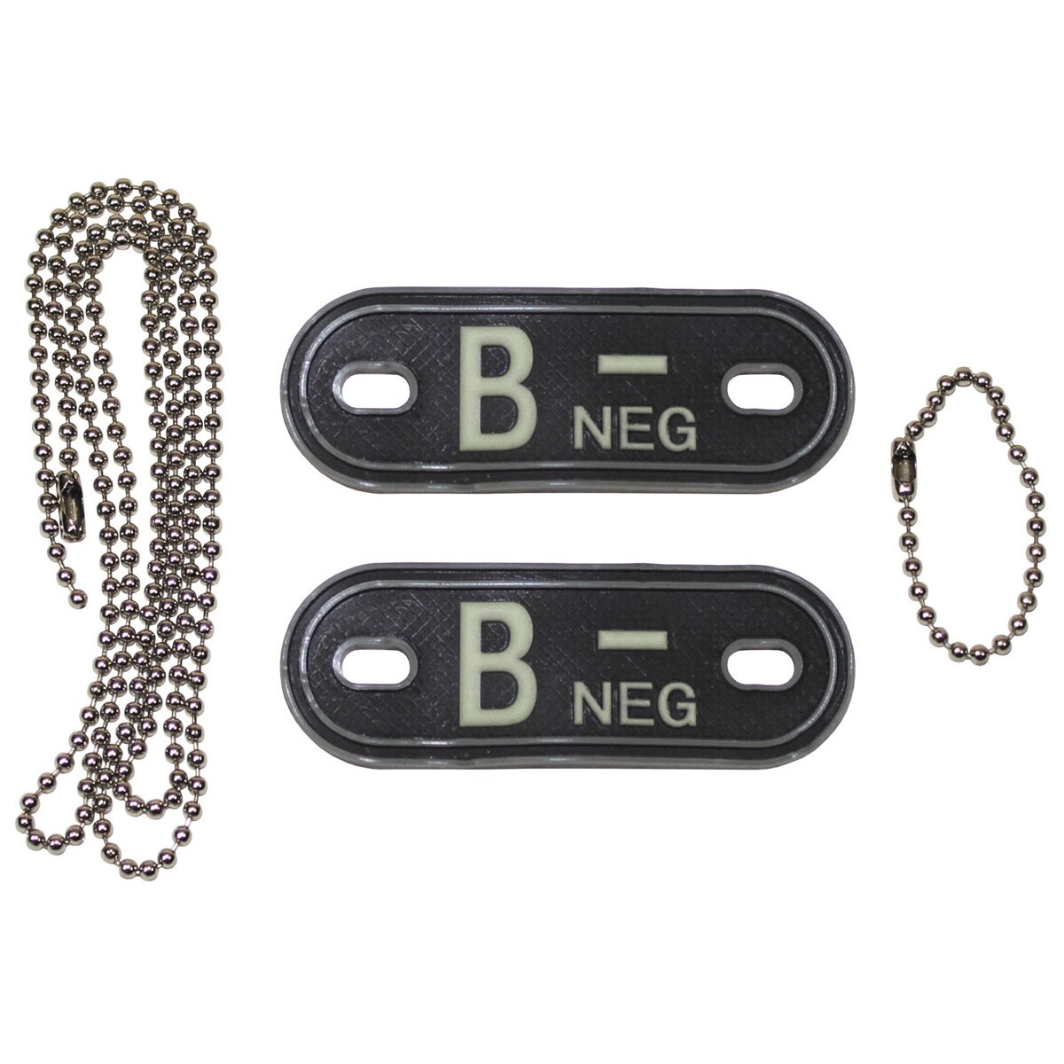 MFH Dog-Tags Hundeerkennungsmarken B NEG, 3D PVC S20492