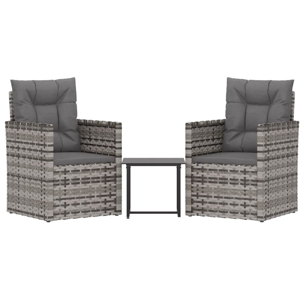 vidaXL 3tlg. GartenLoungeSet mit Kissen Kaufland.de