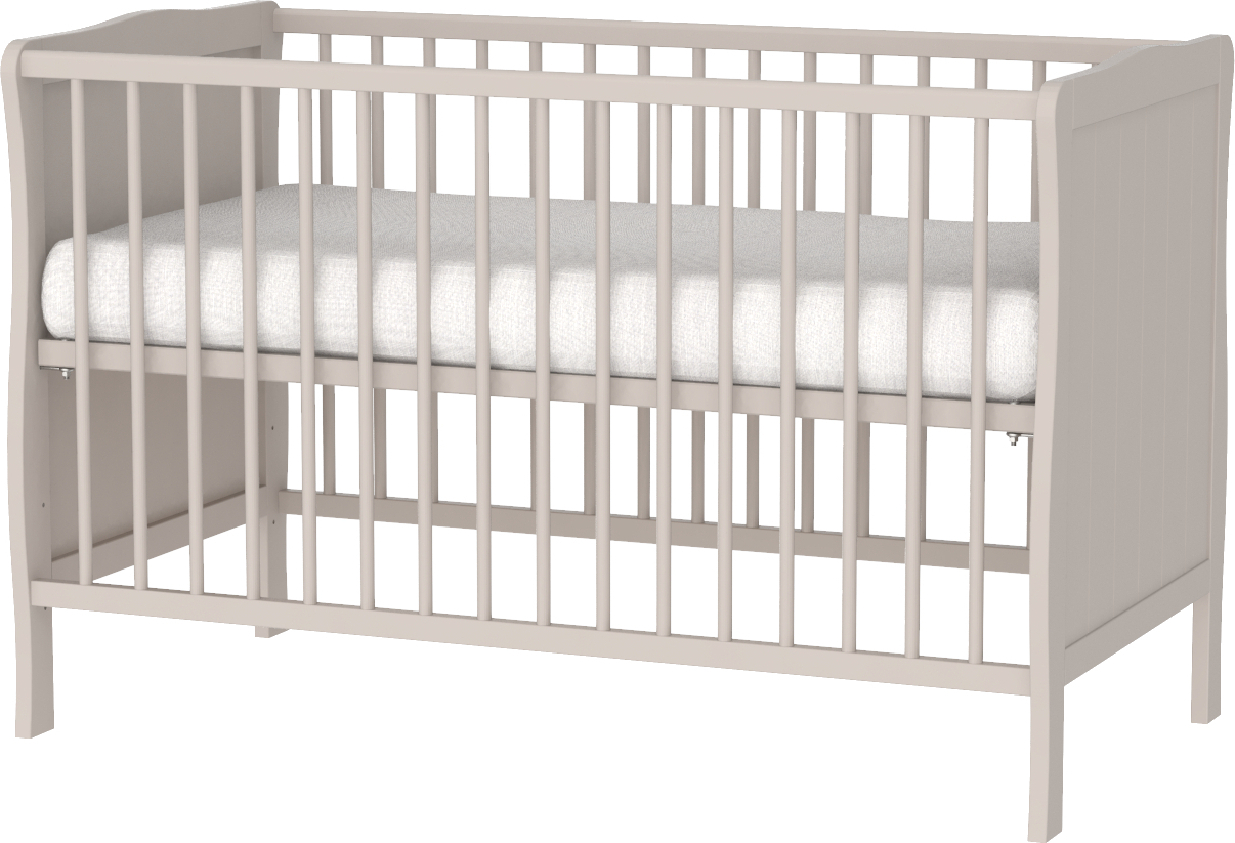 EURO BABY Europe Baby Sarah II Babybett Oatmeal 60 x 120 cm | Babybett 601762