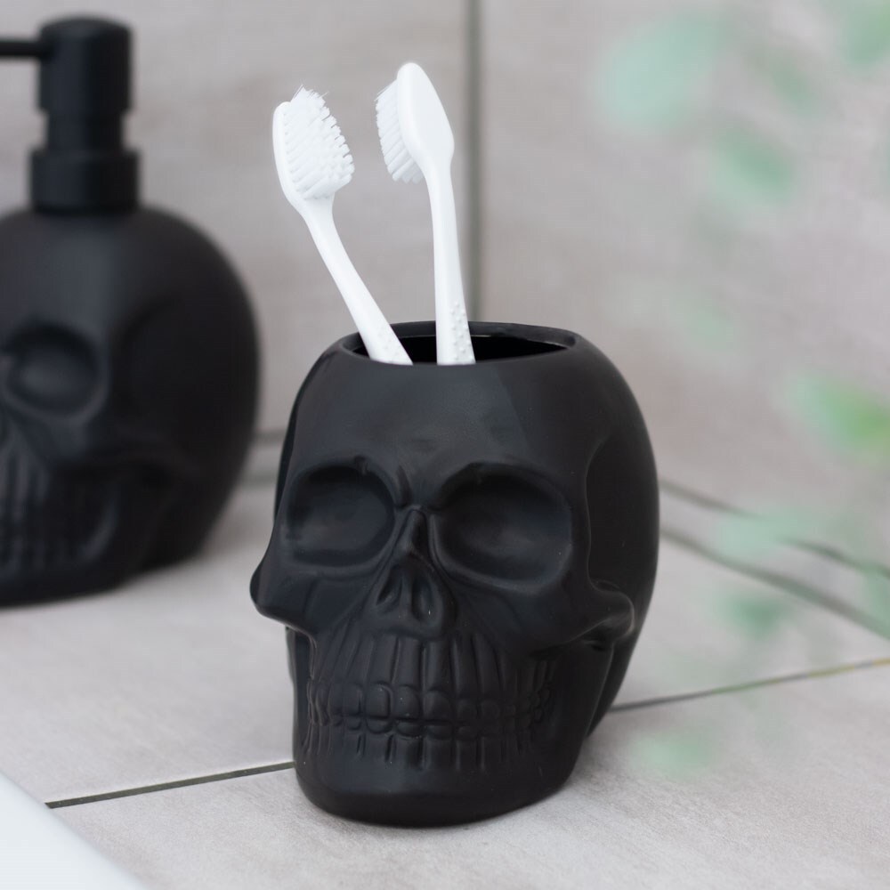 Mayer Chess Gothic Zahnbürstenhalter - Totenkopf als Zahnbürstenhalter MC-76210