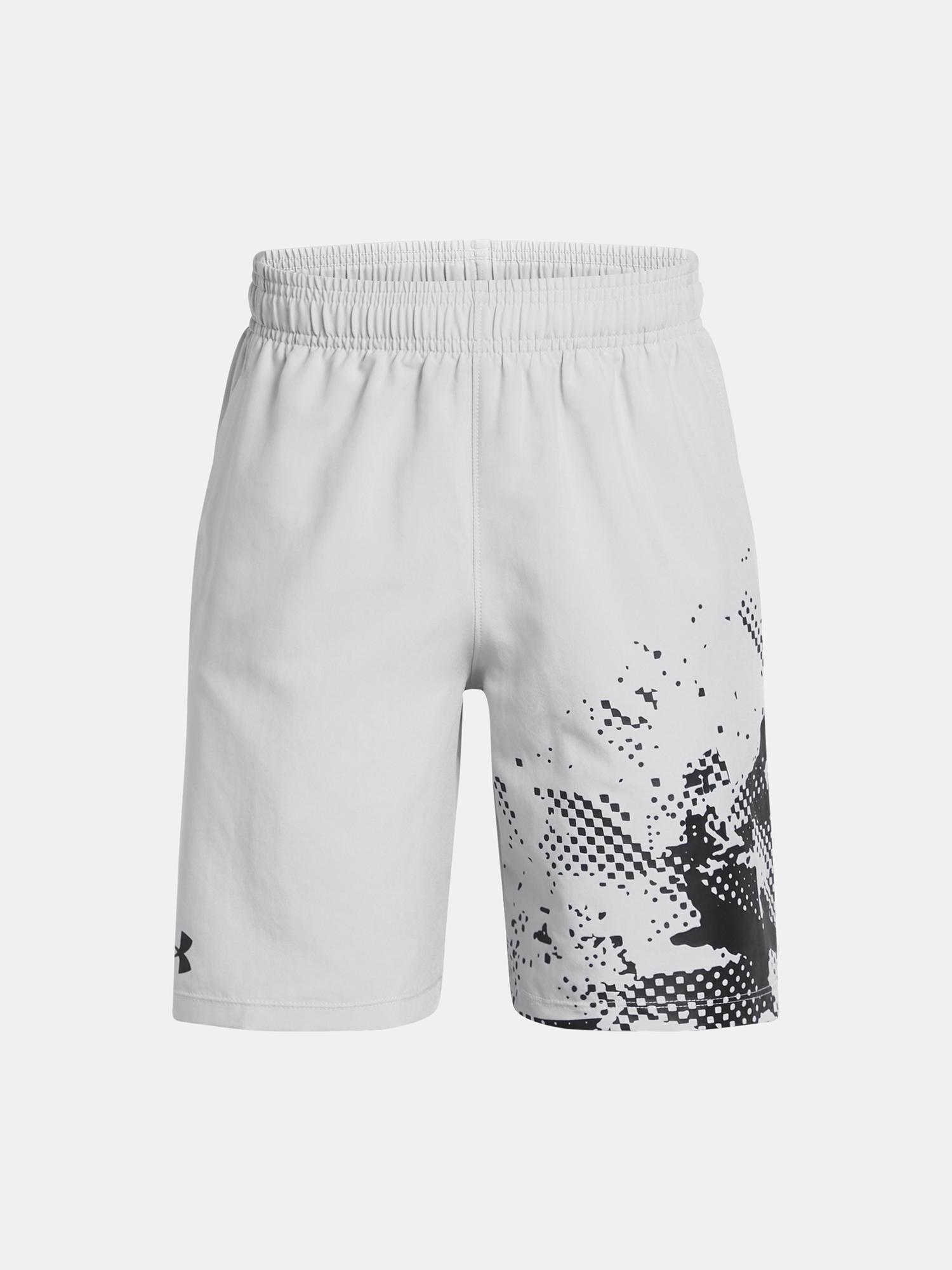 Under Armour UA Tech Jungen-Shorts mit Webmuster und Grafik YLG 1390018-011__YLG