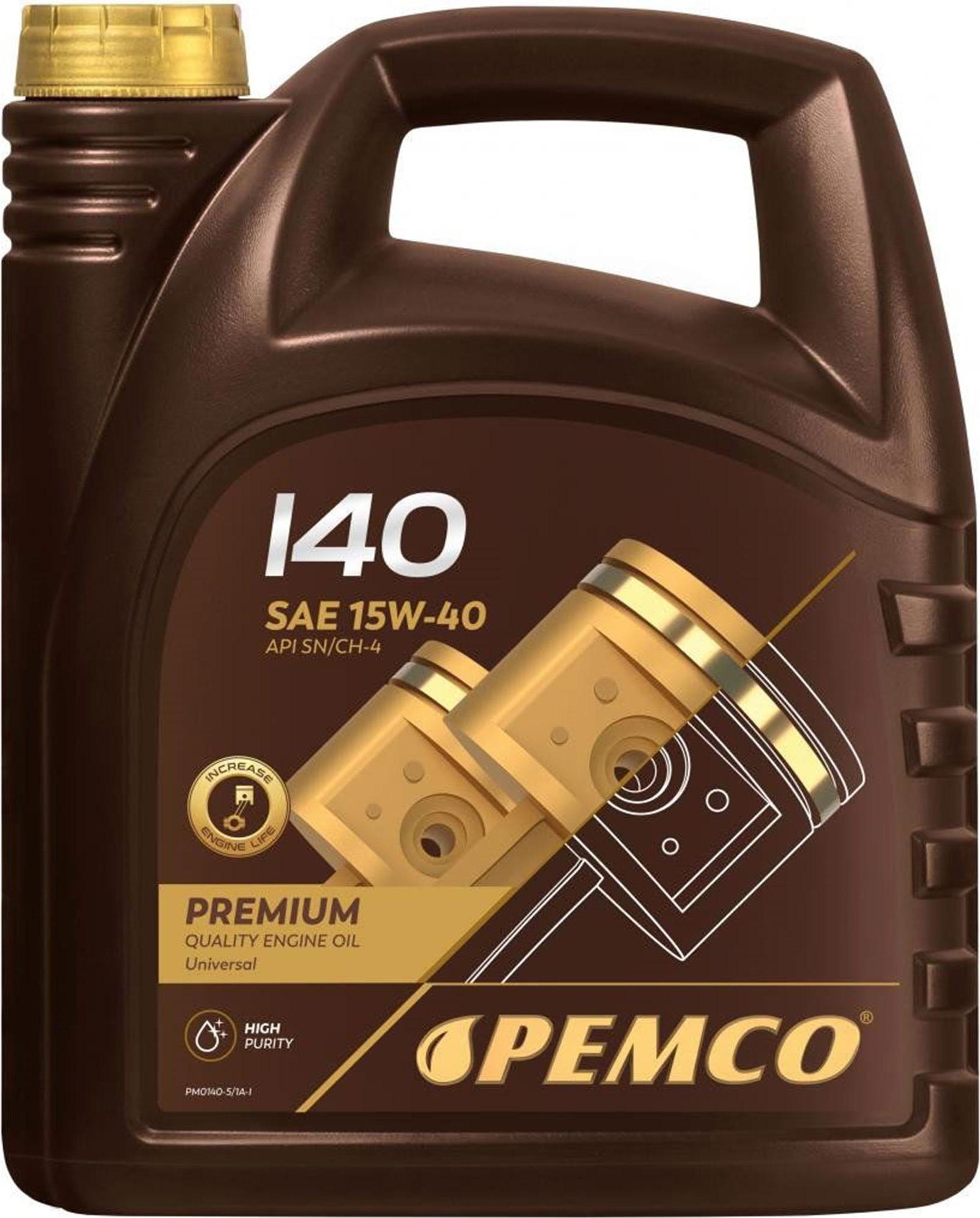PEMCO iDRIVE 100 iDRIVE 140 für 15W-40 5 Liter Motoröl Motorenöl Mineralisch Öl PM0140-5