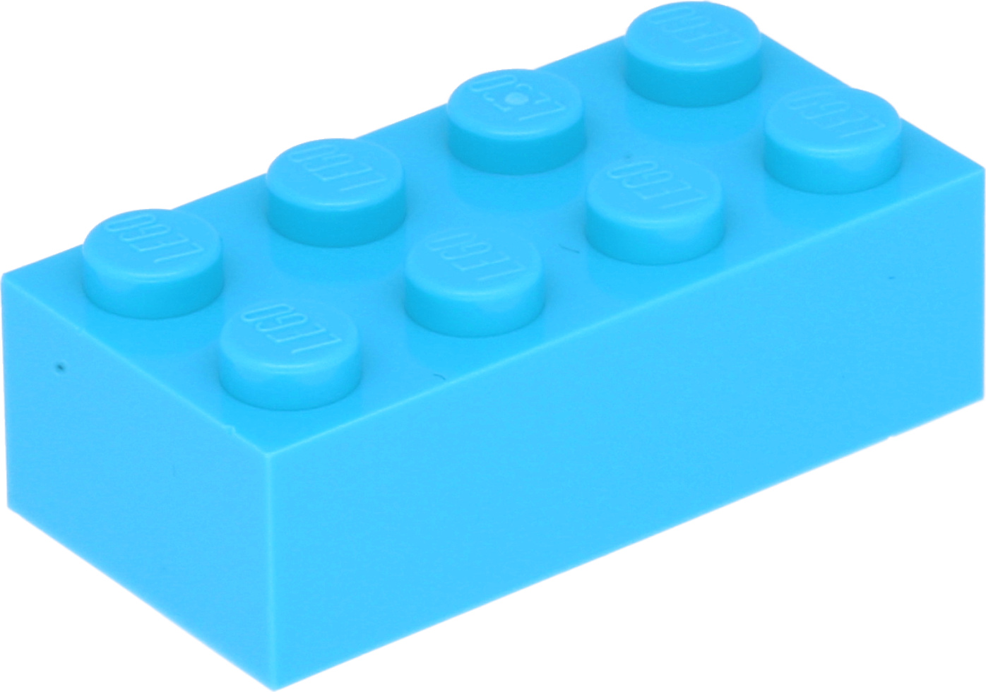 Lego® 2x4 kocky 3001 - 1 kus Stredne azurová modrá