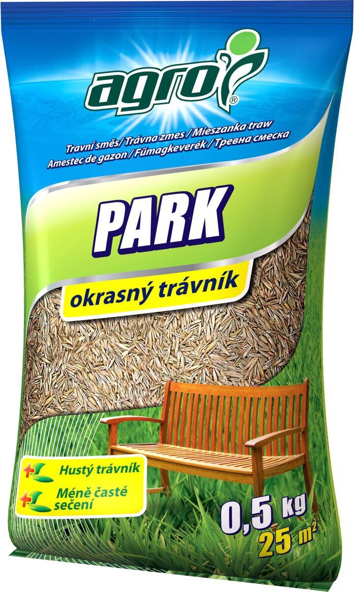 AGRO Grasmischung Park für Zierrasen und repräsentative Flächen, langsam wachsend, 0,5 kg NG9474AG