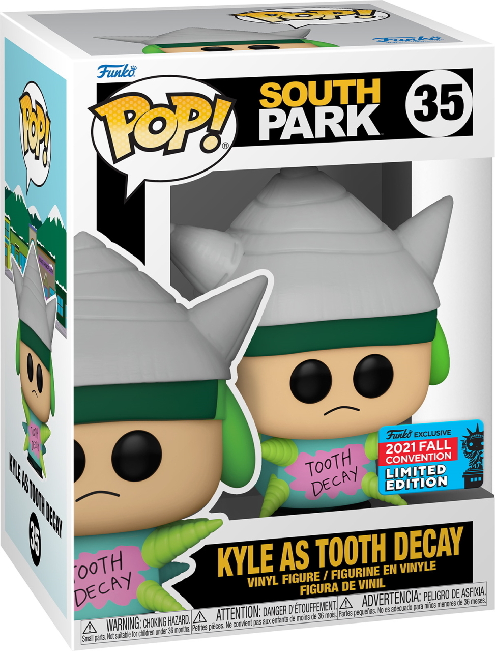 South Park - Kyle as Tooth Decay 35 2021 Fall Convention Limited Edition - Funko Pop! - Vinyl Figur