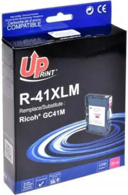 Tintengel UPRINT GC41M, RICOH, 36 ml, 2500 Kopien, 405763, Magenta